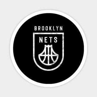 Brooklyn Nets Alternate Bridge Logo, Basketball Fan Gift Magnet